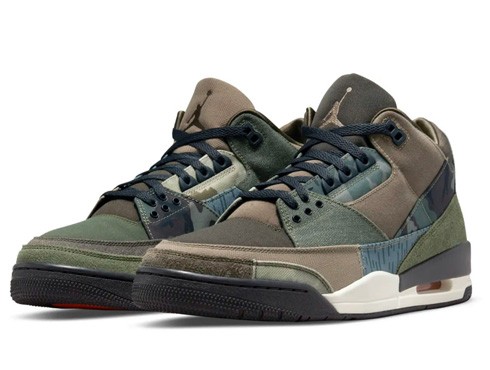 AIR JORDAN 3 Retro "PATCHWORK CAMO"