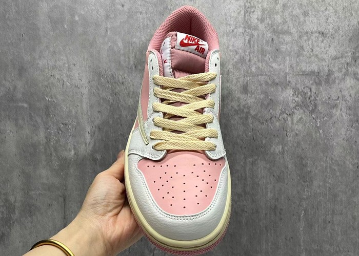 Travis Scott X Jordan 1 Low pink -DM7866-600