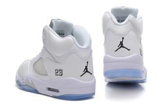 Air Jordan 5 Retro White/Metallic Silver