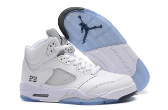 Air Jordan 5 Retro White/Metallic Silver