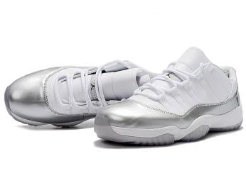 Air Jordan 11 White Silver