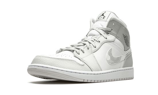 Air Jordans 1 Mid White Camo